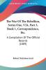 The War Of The Rebellion Series One V24 Part 3 Book 1 Correspondence Etc.