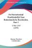 De Patriottentijd Hoofdzakelijk Naar Buitenlandsche Bescheiden Part 3: 1786-1787 (1899)