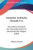 Anonyme Arabische Chronik V11