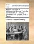 Nathan the wise. A philosophical drama. From the German of G.E. Lessing ... translated into English by R.E. Raspe.