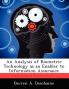 An Analysis of Biometric Technology as an Enabler to Information Assurance