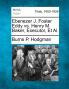 Ebenezer J. Foster Eddy vs. Henry M. Baker Executor Et Al.