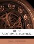 Reine Arzneimittellehre...