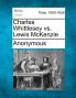 Charles Whittlesey vs. Lewis McKenzie