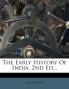 The Early History Of India. 2nd Ed...