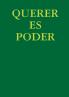 QUERER ES PODER