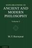 Explorations in Ancient and Modern Philosophy