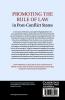 Promoting the Rule of Law in Post-Conflict States