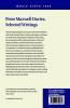 Peter Maxwell Davies Selected Writings