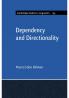 Dependency and Directionality