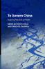 To Govern China