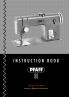 PFAFF 90 - Instruction Book