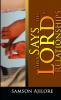 “THUS SAYS THE LORD” IN RELATIONSHIPS