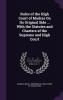 Rules of the High Court of Madras On Its Original Side ... With the Statutes and Charters of the Supreme and High Court
