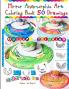 Mirror Anamorphic Art - Coloring Book (50 Drawings)