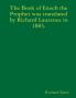 The Book of Enoch the Prophet was translated by Richard Laurence in 1883.