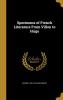 Specimens of French Literature From Villon to Hugo