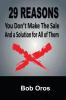 29 Reasons You Don't Make the Sale and a Solution for All of Them
