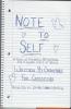 Note to Self