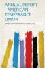 Annual Report - American Temperance Union
