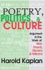Poetry Politics and Culture