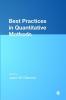 Best Practices in Quantitative Methods