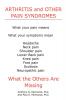 Arthritis and Other Pain Syndromes