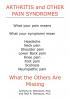 Arthritis and Other Pain Syndromes