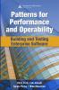 Patterns for Performance and Operability