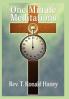 One Minute Meditations