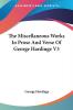 The Miscellaneous Works in Prose and Verse of George Hardinge: 3