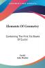 Elements Of Geometry