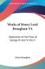 Works Of Henry Lord Brougham V4: Statesmen Of The Time Of George III And IV Vol. II