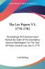 The Lee Papers 1778-1782: Proceedings of a General Court Martial by Order of His Excellency General Washington for the Trial of Major General Lee July 4 1778: 3