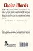 Choice Words: The Borgo Press Book of Writers Writing about Writing