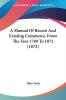 A Manual Of Recent And Existing Commerce From The Year 1789 To 1872 (1872)