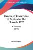 Blanche Of Brandywine Or September The Eleventh 1777: A Romance (1846)