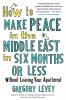 HOW TO MAKE PEACE IN THE MIDDLE EAS