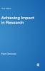 Achieving Impact in Research