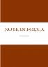 NOTE DI POESIA