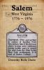 Salem West Virginia 1776 1976