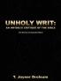 UNHOLY WRIT
