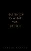 Happiness iS What you decide