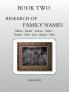 Book Two Research of Family Names