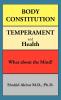 Body Constitution Temperament and Health