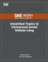 Unsettled Topics in Unmanned Aerial Vehicle Icing