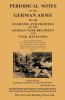 PERIODICAL NOTES ON THE GERMAN ARMY. No.36 Handling and Fighting of the German Tank Regiment and Tank Battalion