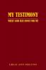 My Testimony