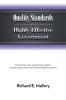 Quality Standards for Highly Effective Government