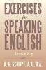 Exercises in Speaking English